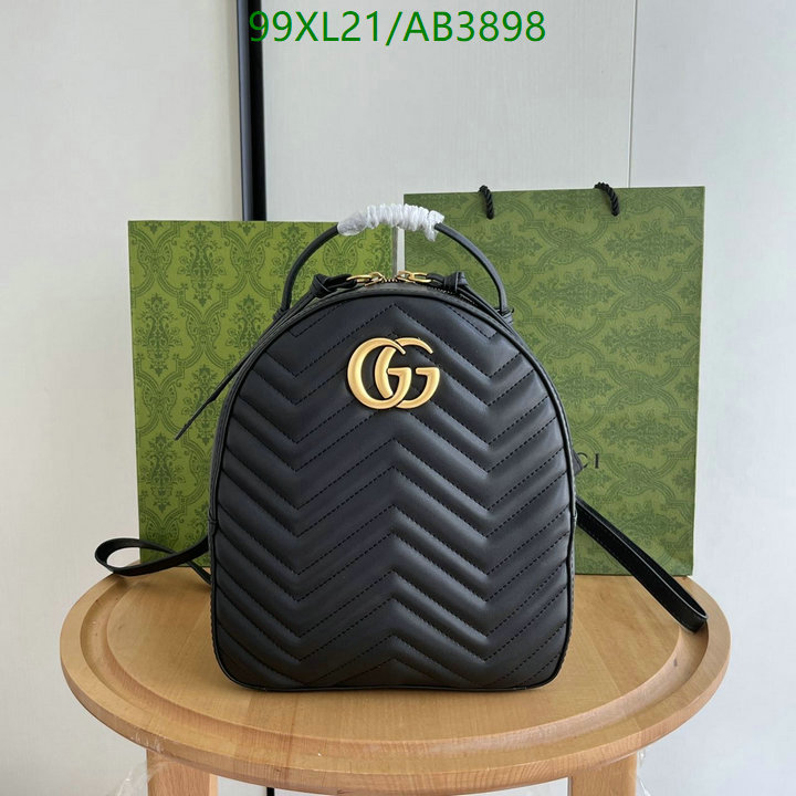 Gucci Bag-(4A)-Backpack- Code: AB3898 $: 99USD