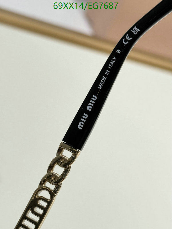 Glasses-MiuMiu Code: EG7687 $: 69USD