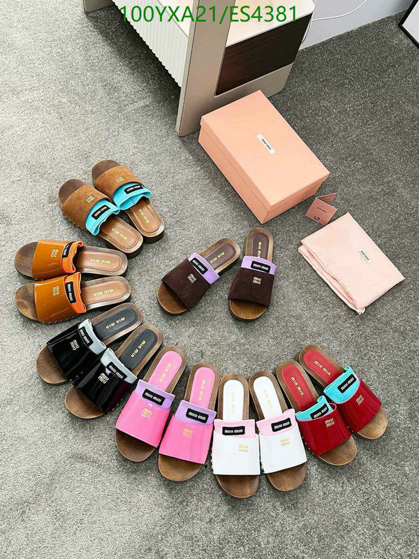 Women Shoes-Miu Miu Code: ES4381 $: 100USD