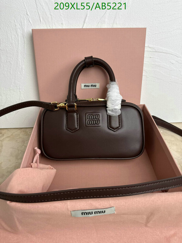 Miu Miu Bag-(Mirror)-Crossbody- Code: AB5221 $: 209USD