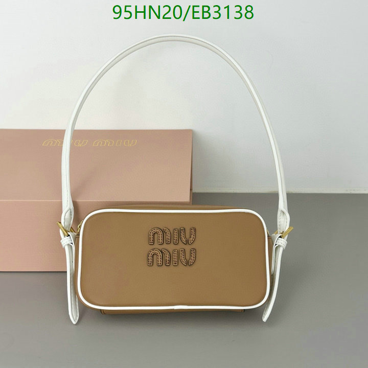 Miu Miu Bag-(4A)-Handbag- Code: EB3138 $: 95USD