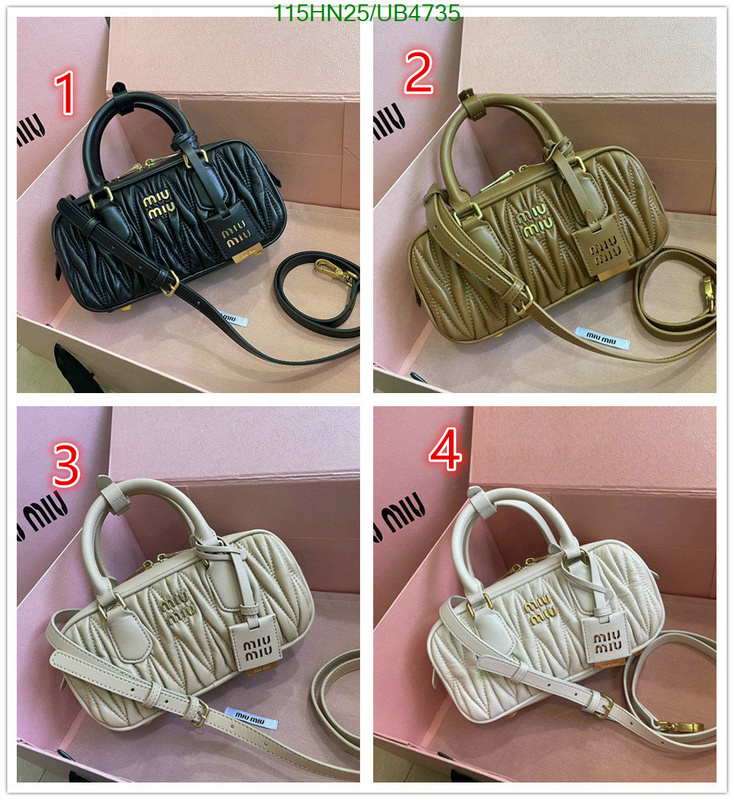 Miu Miu Bag-(4A)-Crossbody- Code: UB4735 $: 115USD