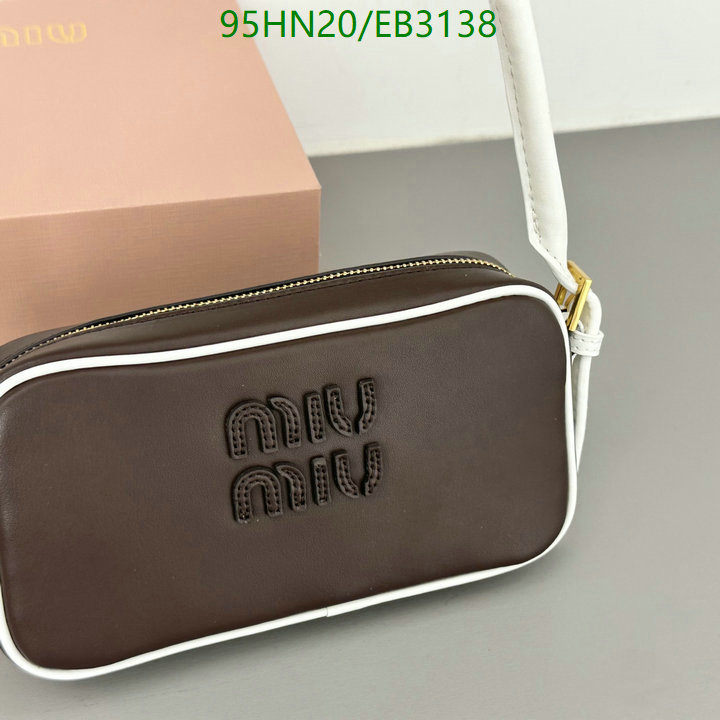 Miu Miu Bag-(4A)-Handbag- Code: EB3138 $: 95USD