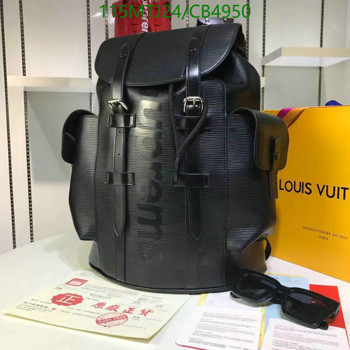 LV Bag-(4A)-Backpack- Code: CB4950 $: 115USD