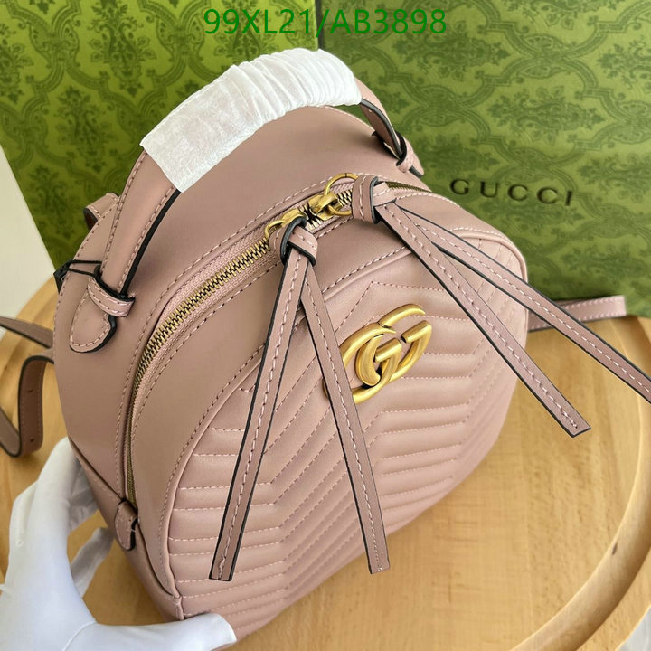 Gucci Bag-(4A)-Backpack- Code: AB3898 $: 99USD