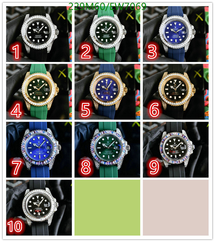 Watch-Mirror Quality-Rolex Code: EW7069 $: 229USD