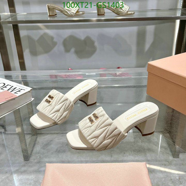 Women Shoes-Miu Miu Code: GS1403 $: 100USD