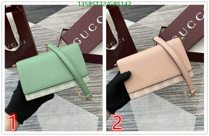 Gucci Bag-(Mirror)-Crossbody- Code: GB5142 $: 135USD