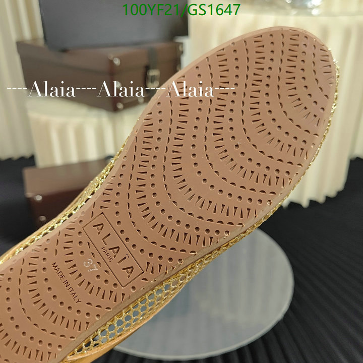 Women Shoes-ALAIA Code: GC1647 $: 100USD