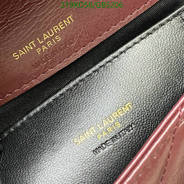 YSL Bag-(Mirror)-Crossbody- Code: GB5206 $: 219USD
