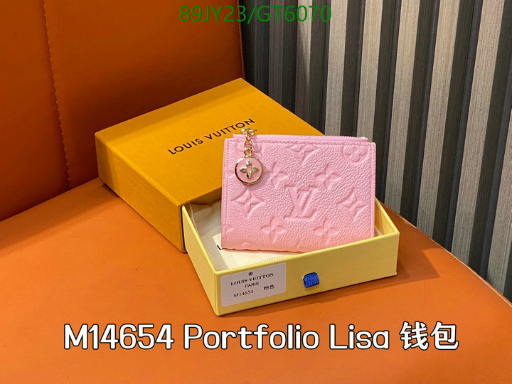 LV Bag-(Mirror)-Wallet- Code: GT6070 $: 89USD