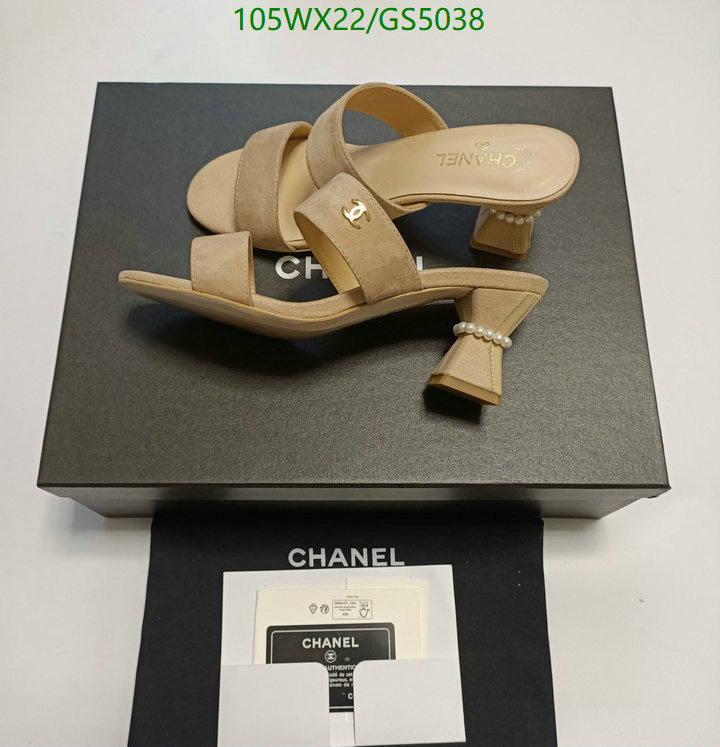 Women Shoes-Chanel Code: GS5038 $: 105USD