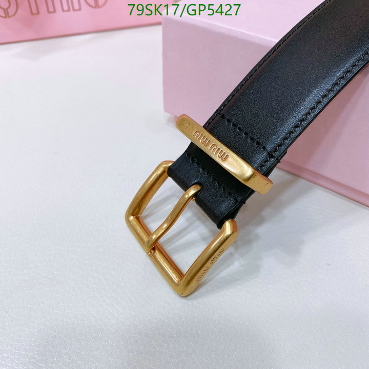 Belts-MIU MIU Code: GP5427 $: 79USD