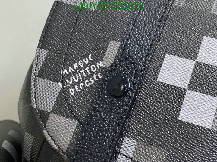 LV Bag-(Mirror)-Backpack- Code: GB6078 $: 249USD
