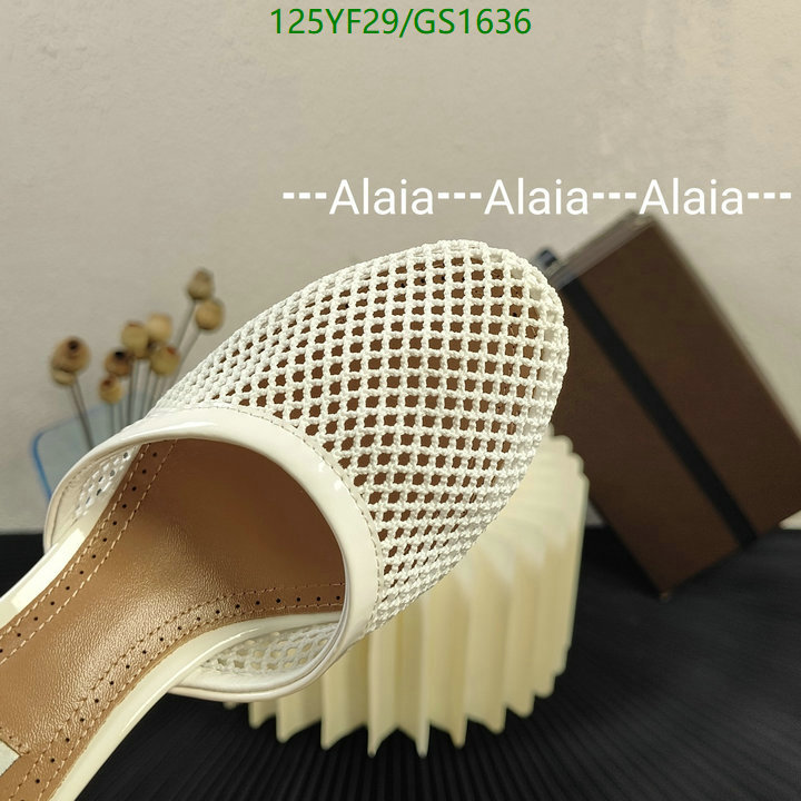 Women Shoes-ALAIA Code: GC1636 $: 125USD