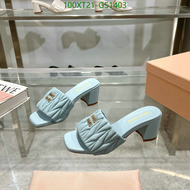 Women Shoes-Miu Miu Code: GS1403 $: 100USD
