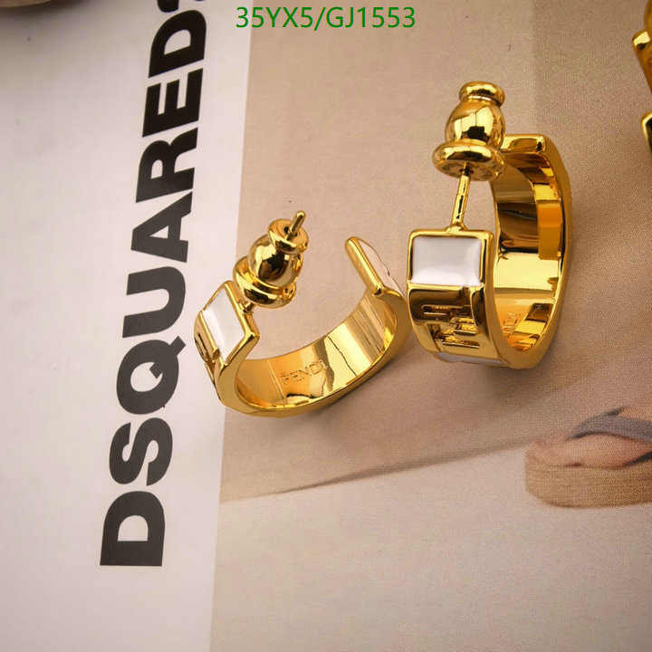 Jewelry-Fendi Code: GJ1553 $:35USD