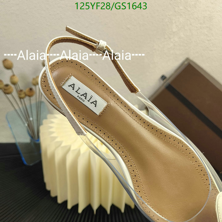 Women Shoes-ALAIA Code: GS1643 $: 125USD