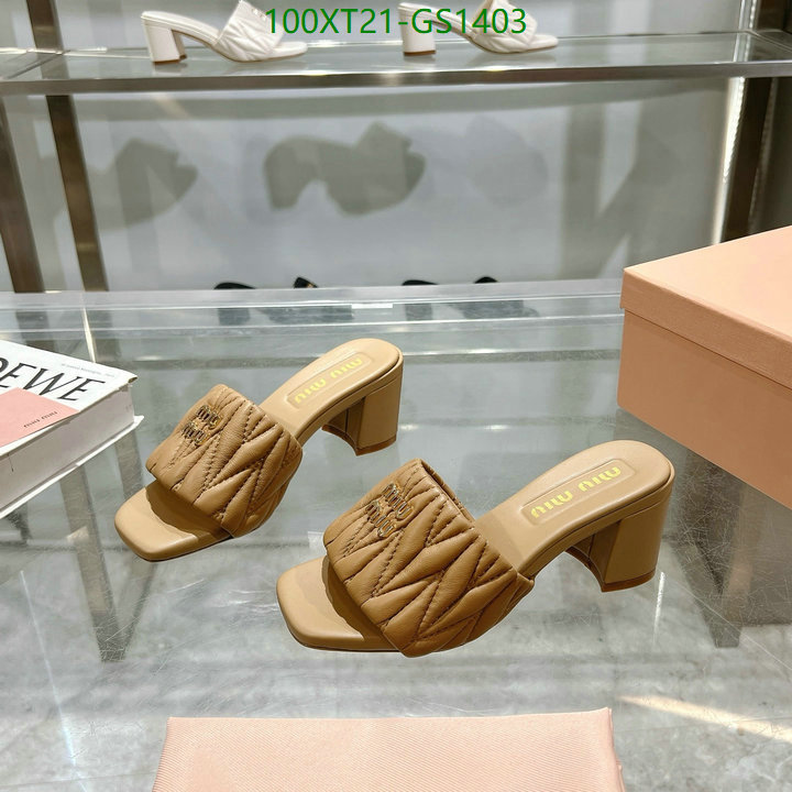Women Shoes-Miu Miu Code: GS1403 $: 100USD