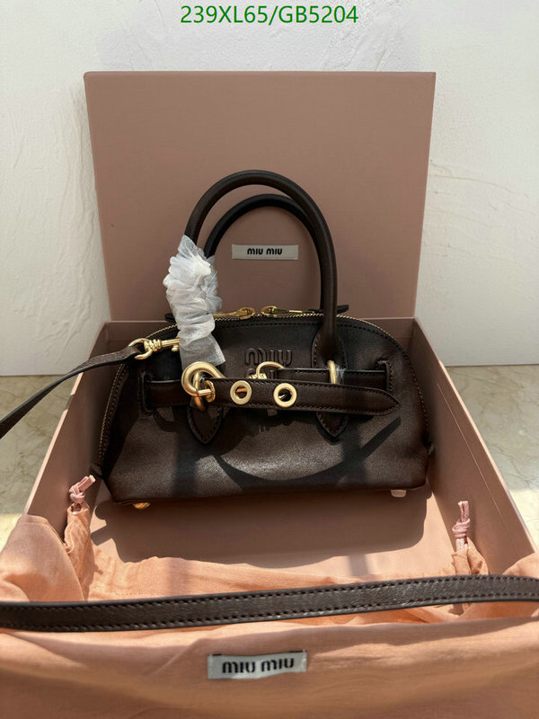 Miu Miu Bag-(Mirror)-Handbag- Code: GB5204 $: 239USD