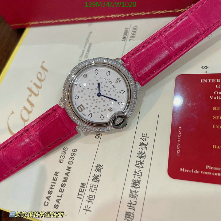 Watch-4A Quality-Cartier Code: JW1020 $: 139USD
