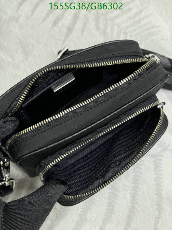 Prada Bag-(Mirror)-Crossbody- Code: GB6302 $: 155USD