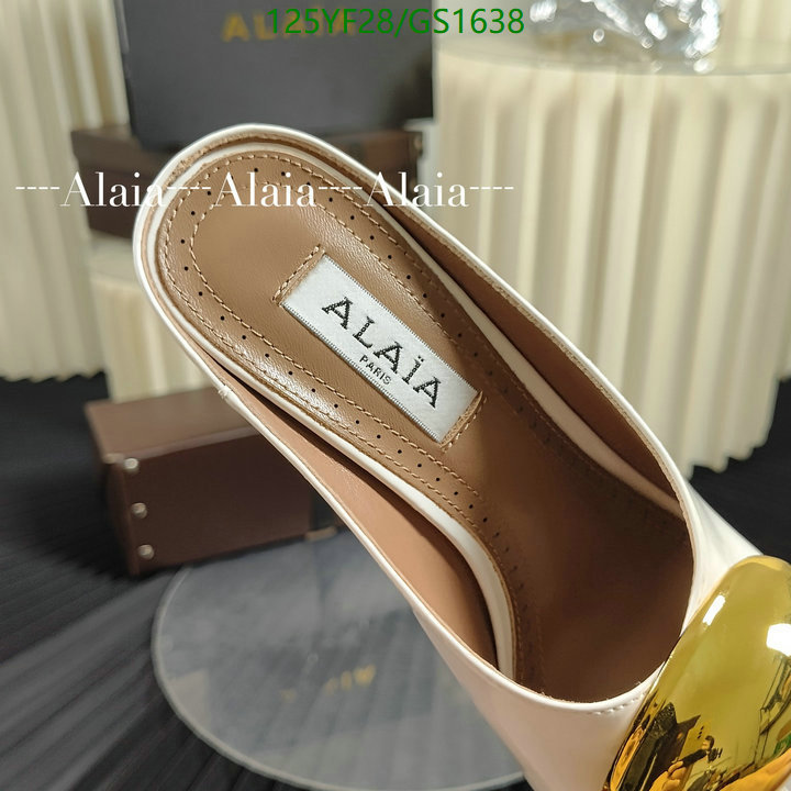 Women Shoes-ALAIA Code: GS1638 $: 125USD