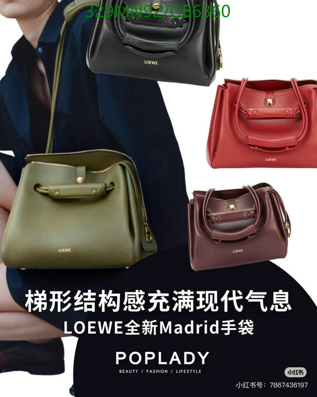 Loewe Bag-(Mirror)-Handbag- Code: GB6360 $: 329USD