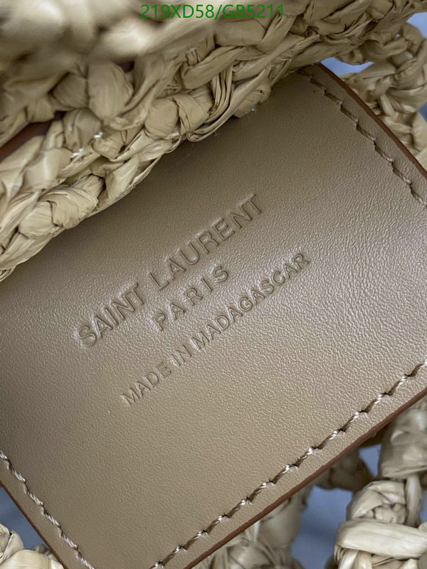 YSL Bag-(Mirror)-Handbag- Code: GB5211 $: 219USD