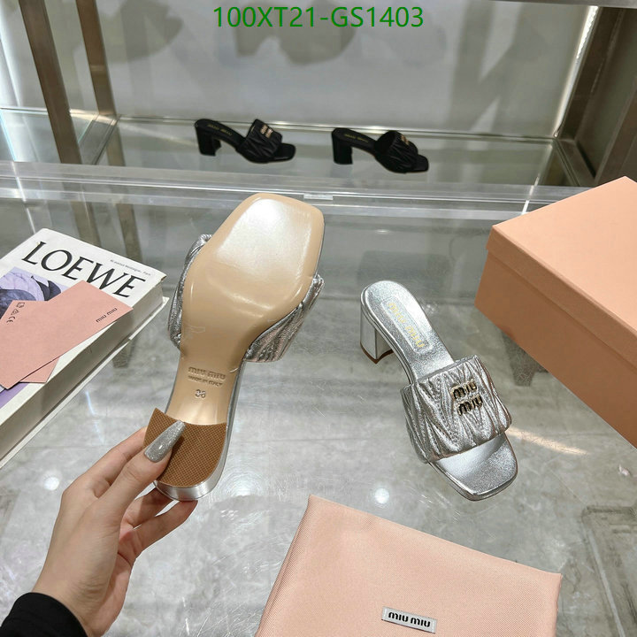 Women Shoes-Miu Miu Code: GS1403 $: 100USD