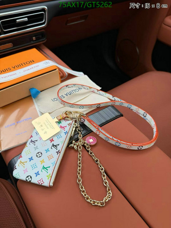 LV Bag-(4A)-Wallet- Code: GT5262 $: 75USD