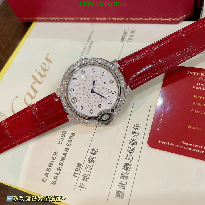 Watch-4A Quality-Cartier Code: JW1020 $: 139USD