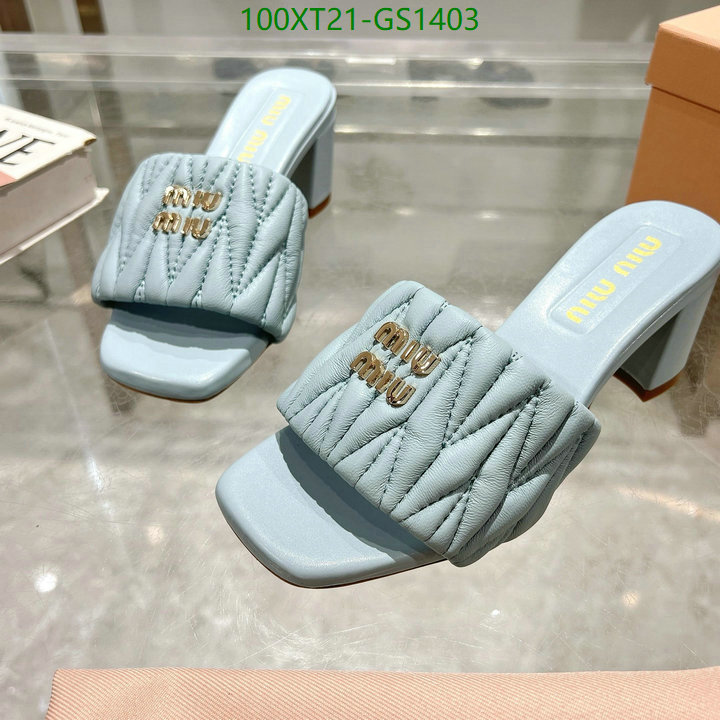 Women Shoes-Miu Miu Code: GS1403 $: 100USD