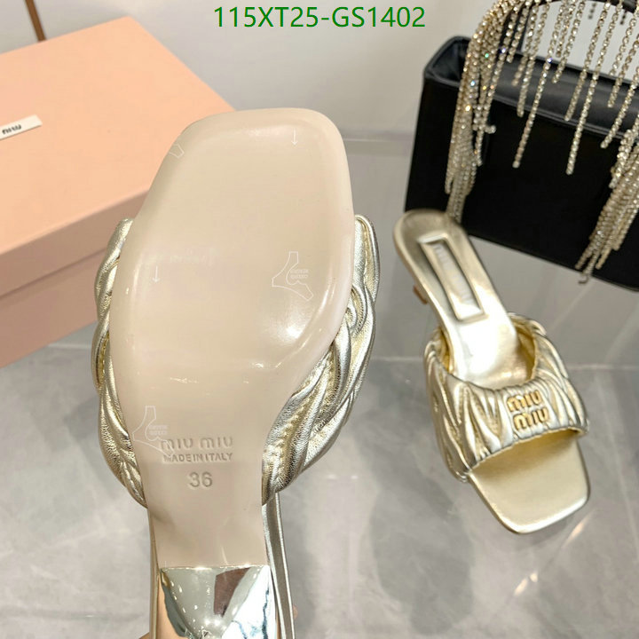 Women Shoes-Miu Miu Code: GS1402 $: 115USD