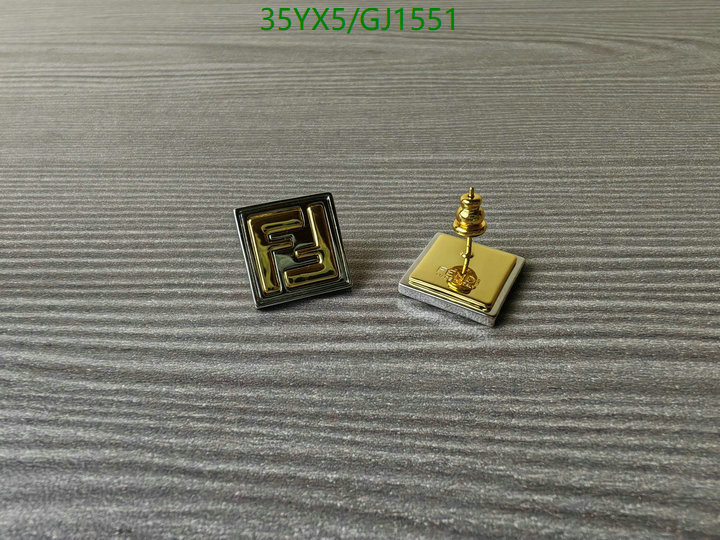 Jewelry-Fendi Code: GJ1551 $:35USD