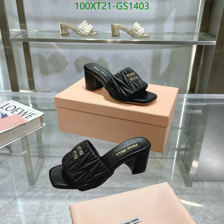 Women Shoes-Miu Miu Code: GS1403 $: 100USD