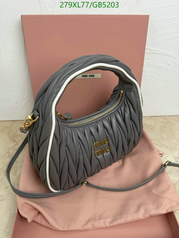 Miu Miu Bag-(Mirror)-Crossbody- Code: GB5203 $: 279USD