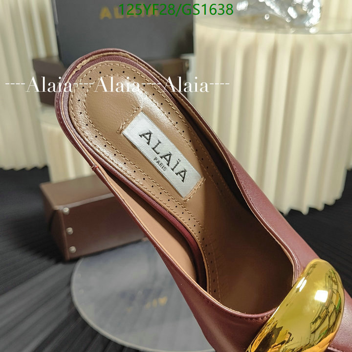 Women Shoes-ALAIA Code: GS1638 $: 125USD