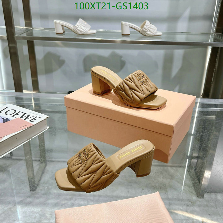 Women Shoes-Miu Miu Code: GS1403 $: 100USD