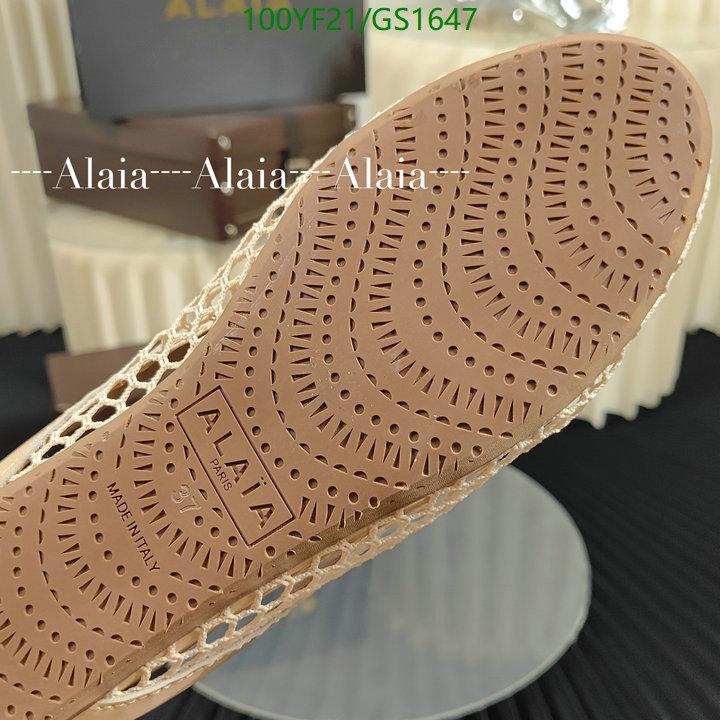 Women Shoes-ALAIA Code: GC1647 $: 100USD