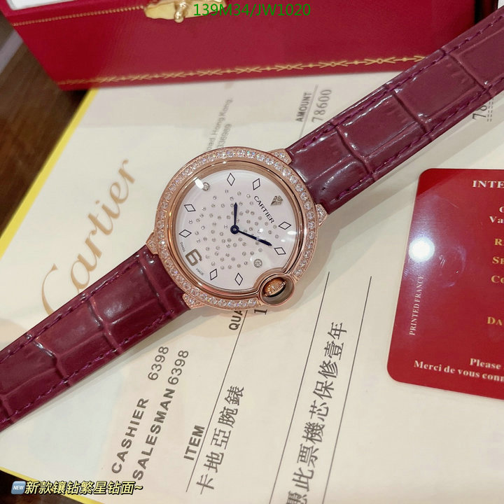 Watch-4A Quality-Cartier Code: JW1020 $: 139USD