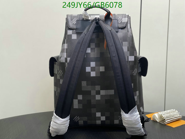 LV Bag-(Mirror)-Backpack- Code: GB6078 $: 249USD