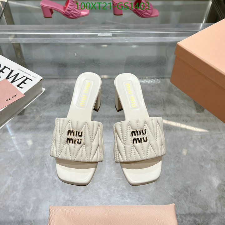 Women Shoes-Miu Miu Code: GS1403 $: 100USD