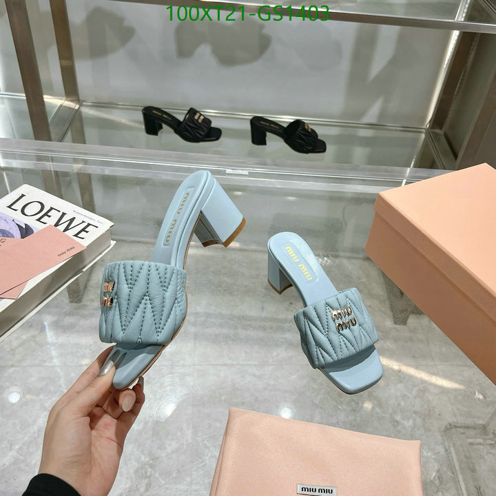 Women Shoes-Miu Miu Code: GS1403 $: 100USD