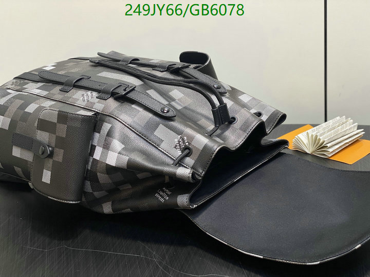 LV Bag-(Mirror)-Backpack- Code: GB6078 $: 249USD