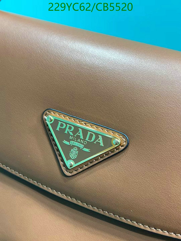 Prada Bag-(Mirror)-Handbag- Code: CB5520 $: 229USD