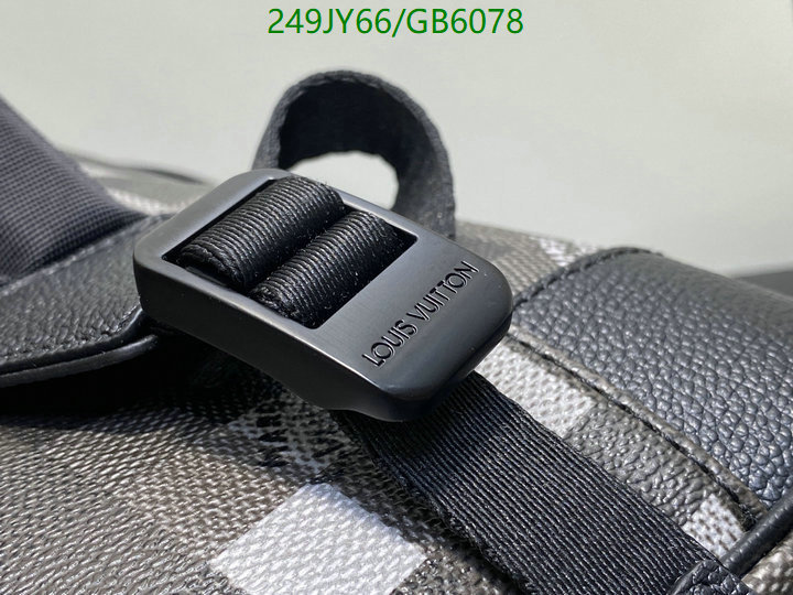 LV Bag-(Mirror)-Backpack- Code: GB6078 $: 249USD
