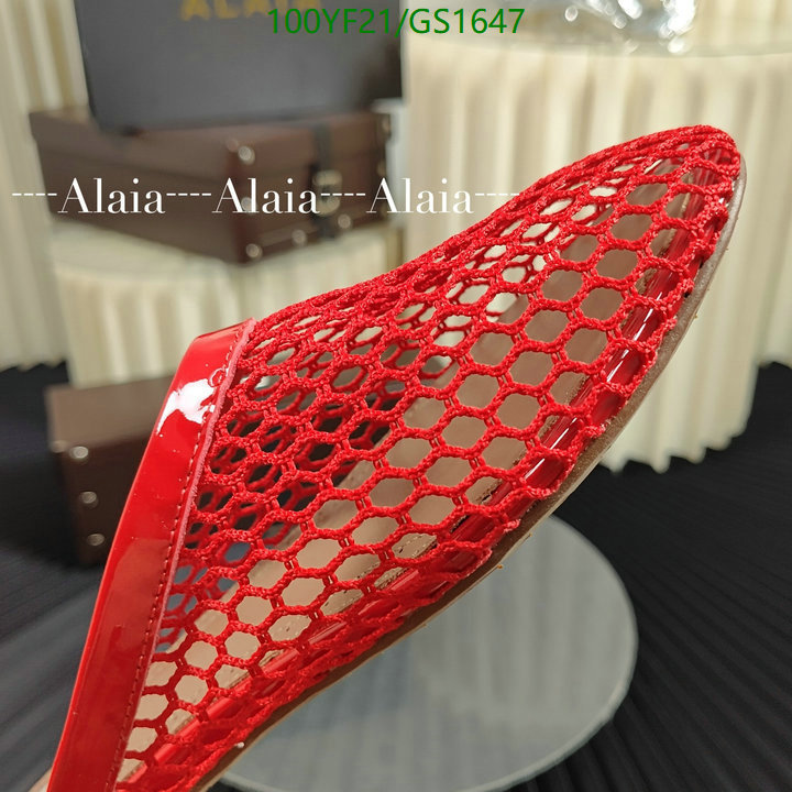 Women Shoes-ALAIA Code: GC1647 $: 100USD