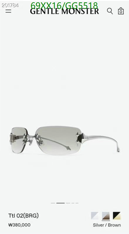 Glasses-Gentle Monster Code: GG5518 $: 69USD
