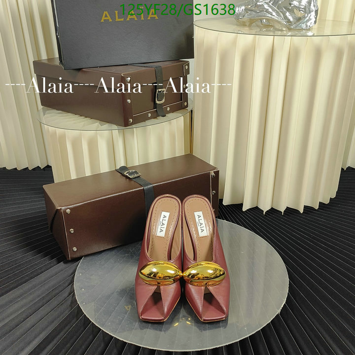 Women Shoes-ALAIA Code: GS1638 $: 125USD